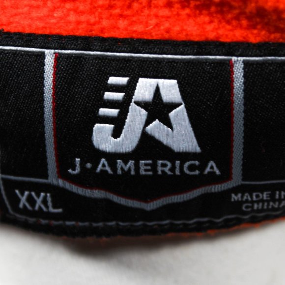 Men's Orange Clemson Tigers Football Logo Quarter-Zip Pullover Jacket - Picture 8 of 8